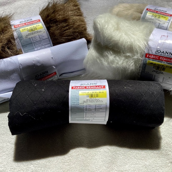Faux Fur Fabric Bundle - Picture 1 of 6